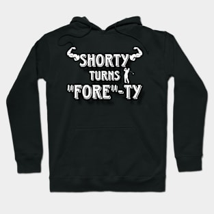 Shorty Forty! W on B Hoodie